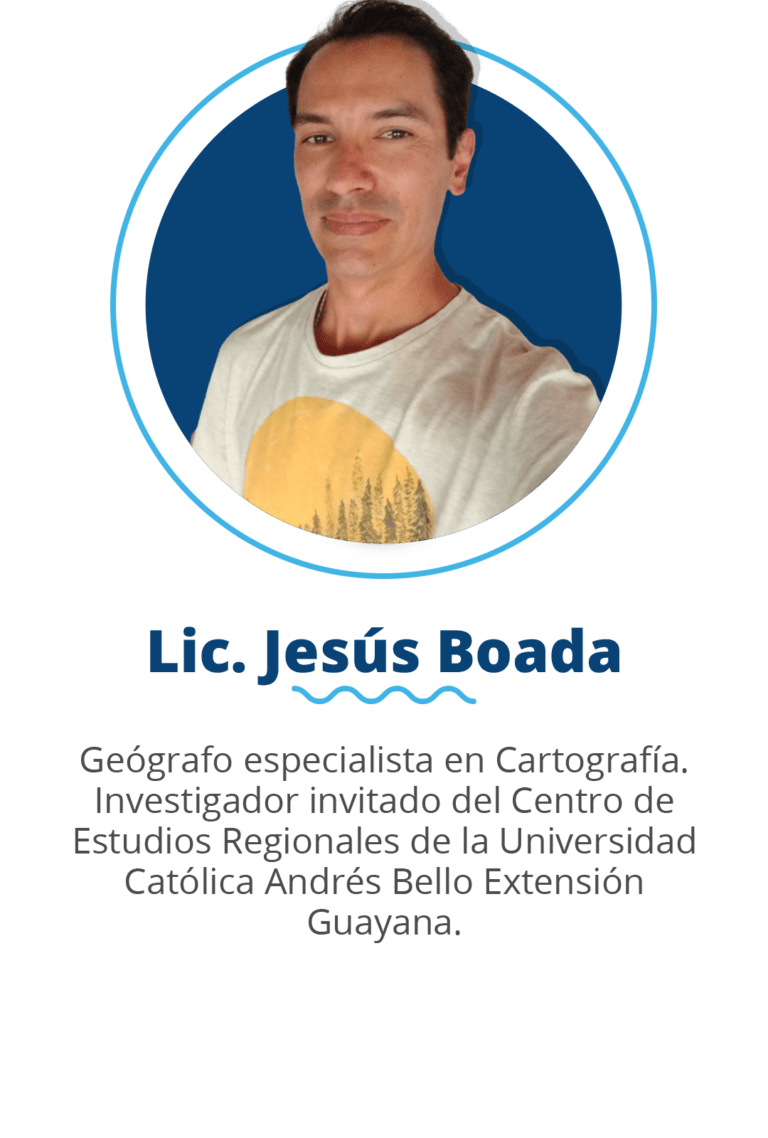 Geógrafo especialista en Cartografía. Investigador invitado del Centro de Estudios Regionales de la Universidad Católica Andrés Bello Extensión Guayana.